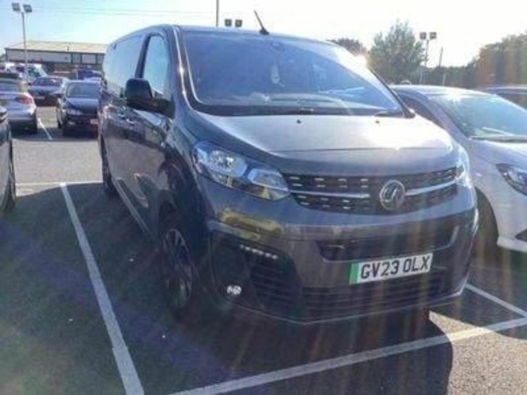 Compare Vauxhall Vivaro 50Kwh Ultimate Lwb 8 Seat, 7.4Kw Charger GV23OLX Grey