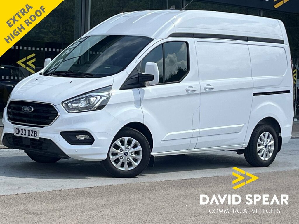Compare Ford Transit Custom Tdci 130Ps 300 Limited L1 H2 Swb Extra High Roof W CK23DZB White