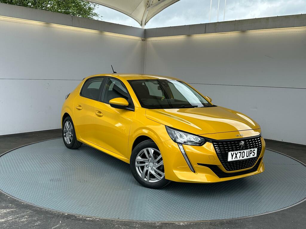Compare Peugeot 208 208 Active Puretech Ss YX70UPS Yellow