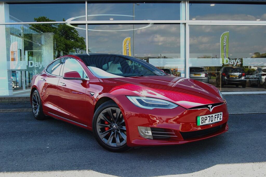 Tesla Model S Perform Ludicrous Awd Red #1