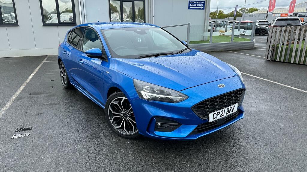 Compare Ford Focus St-line X Edition 1.0 Ecoboost Hybrid Mhev 125 CP21BKK Blue