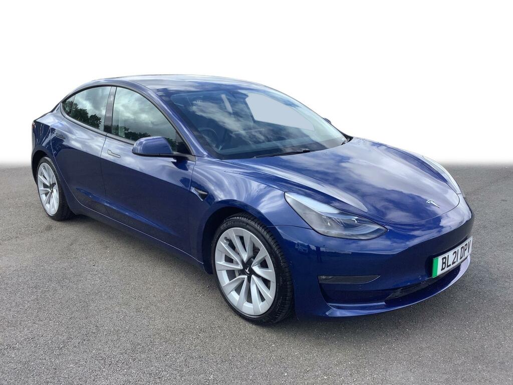 Compare Tesla Model 3 Long Range Awd BL21DPV Blue