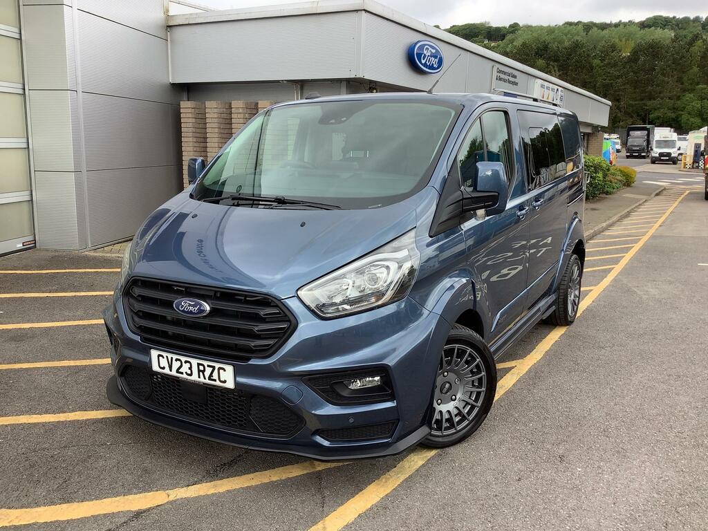 Ford Transit Custom 320 Ms-rt 6 Seat Double Cab In Van 2.0 L 170Ps Aut Blue #1