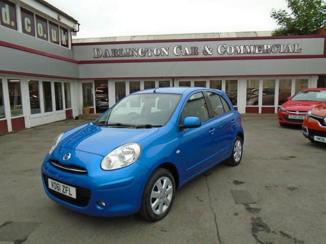 Compare Nissan Micra 1.2 Acenta Dig-s 97 Bhp VO61ZFL Blue