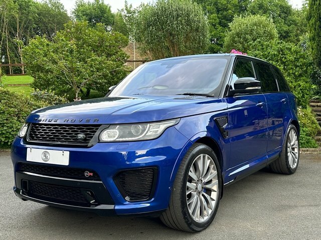 Compare Land Rover Range Rover Sport Svr GH16GPK Blue