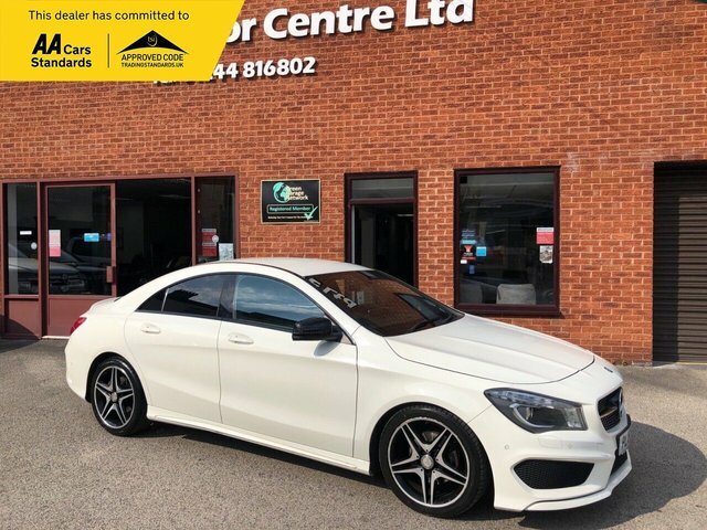 Compare Mercedes-Benz CLA Class 1.6 Cla180 Amg Sport 122 Bhp PL15UGT White