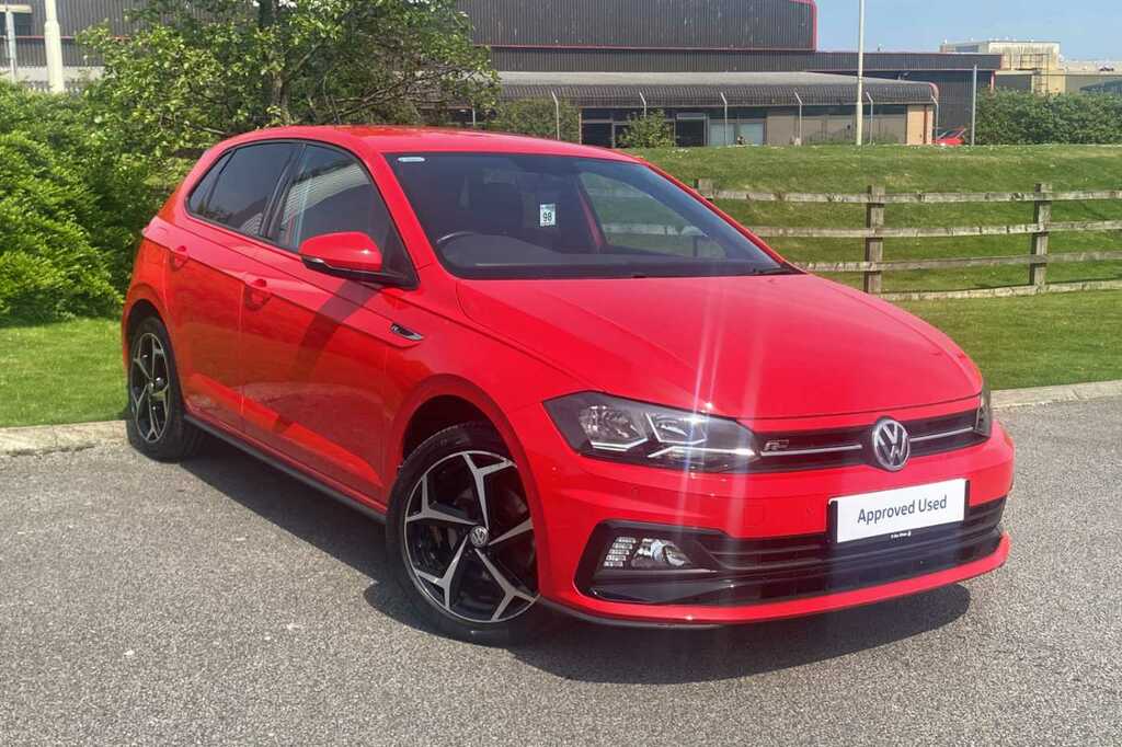 Compare Volkswagen Polo R-line YY20NHP Red