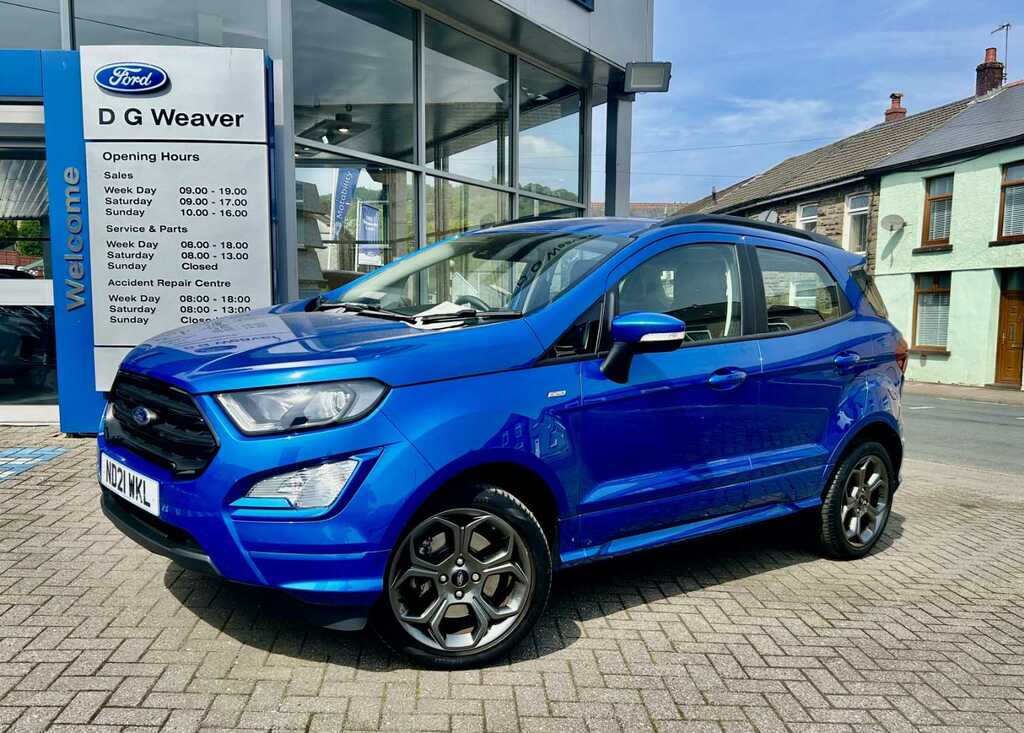 Compare Ford Ecosport St-line ND21WKL Blue