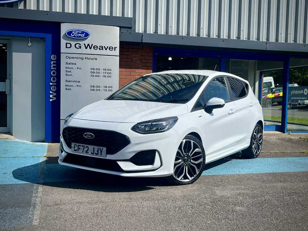 Compare Ford Fiesta St-line X CF72JJY White