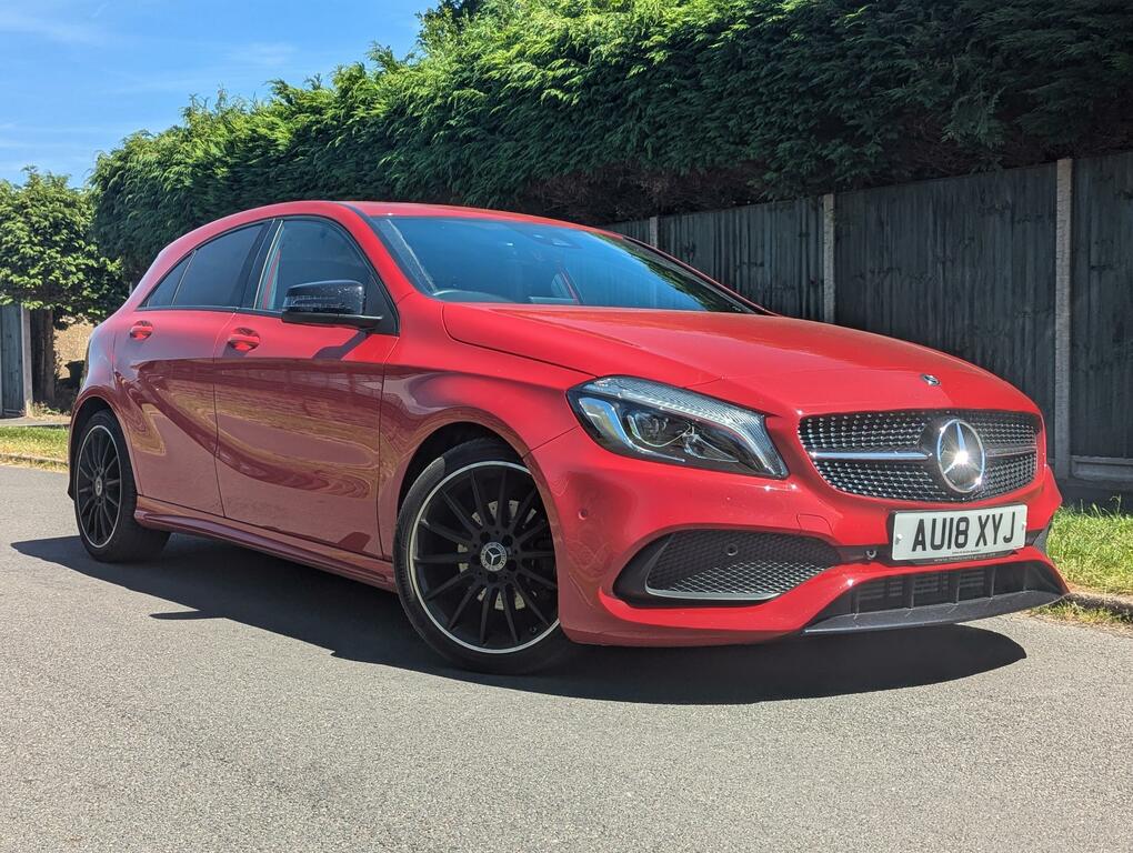 Compare Mercedes-Benz A Class Hatchback Amg Line AU18XYJ Red