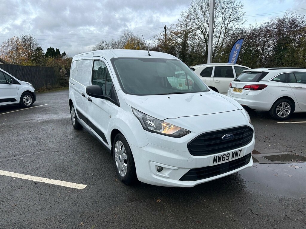 Ford Transit Connect 1.0 210 Ecoboost Trend L2 Euro 6 Ss White #1