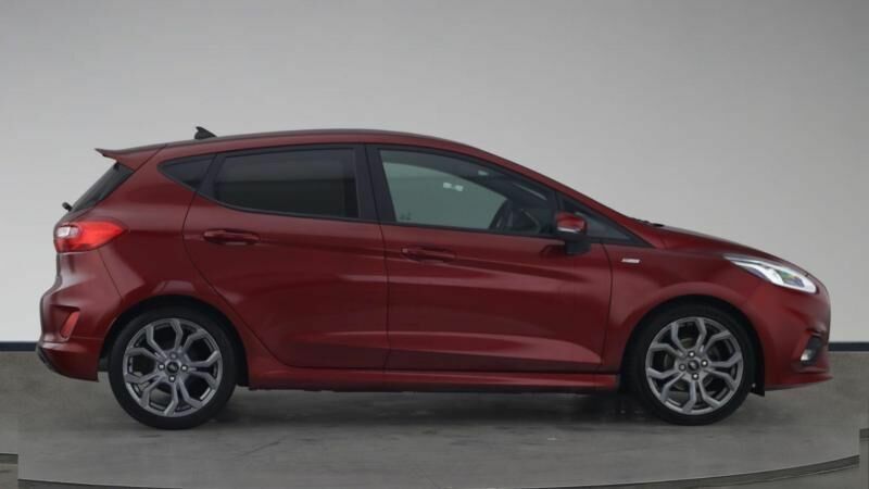Compare Ford Fiesta Hatchback 1.0T Ecoboost Mhev St-line Edition Euro CV70UGX Red