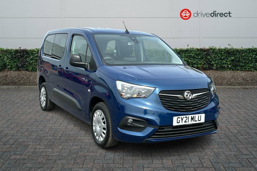 Compare Vauxhall Combo 1.2 Turbo Edition XL 7 Seat Estate GY21MLU Blue
