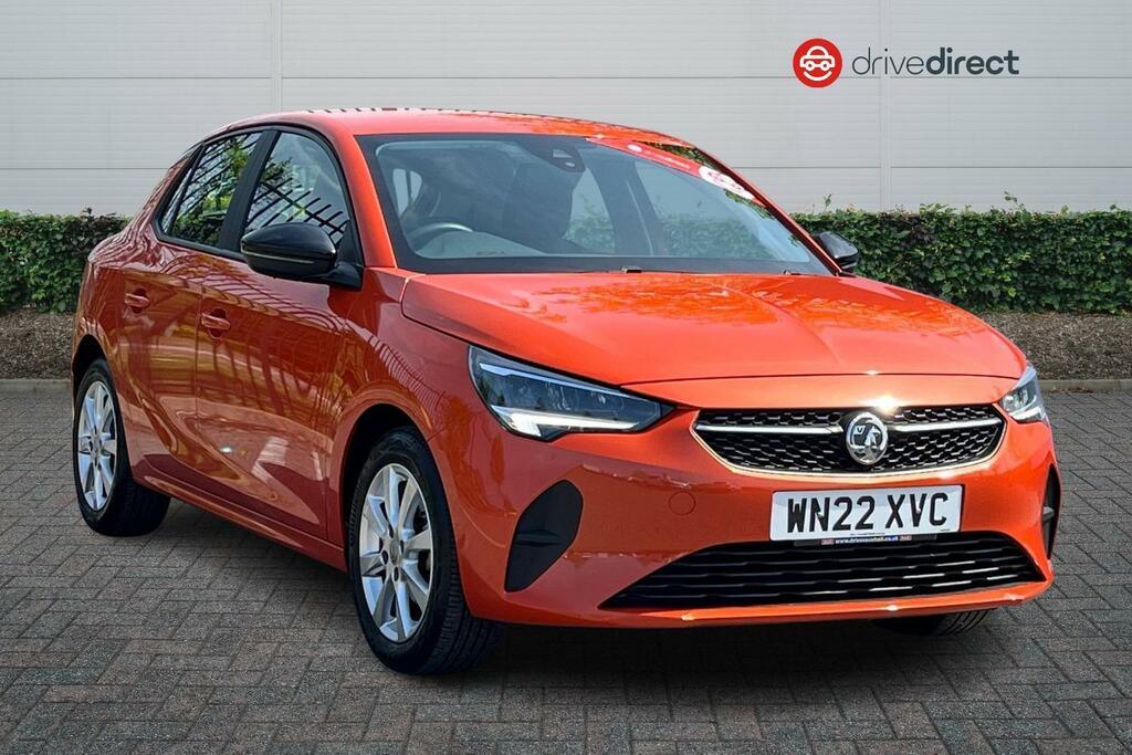 Compare Vauxhall Corsa 1.2 Se Edition Hatchback WN22XVC Orange