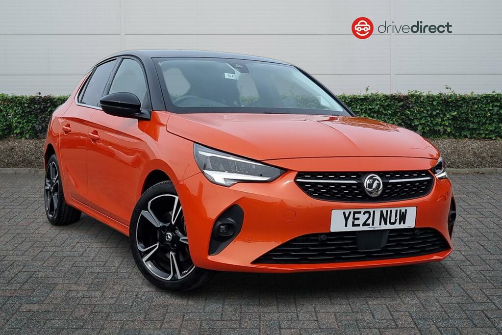 Compare Vauxhall Corsa 1.2 Turbo Elite Nav Premium Hatchback YE21NUW Orange