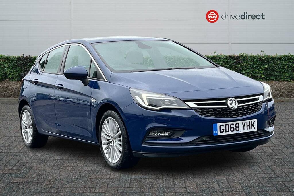 Compare Vauxhall Astra 1.4T 16V 150 Elite Nav Hatchback GD68YHK Blue