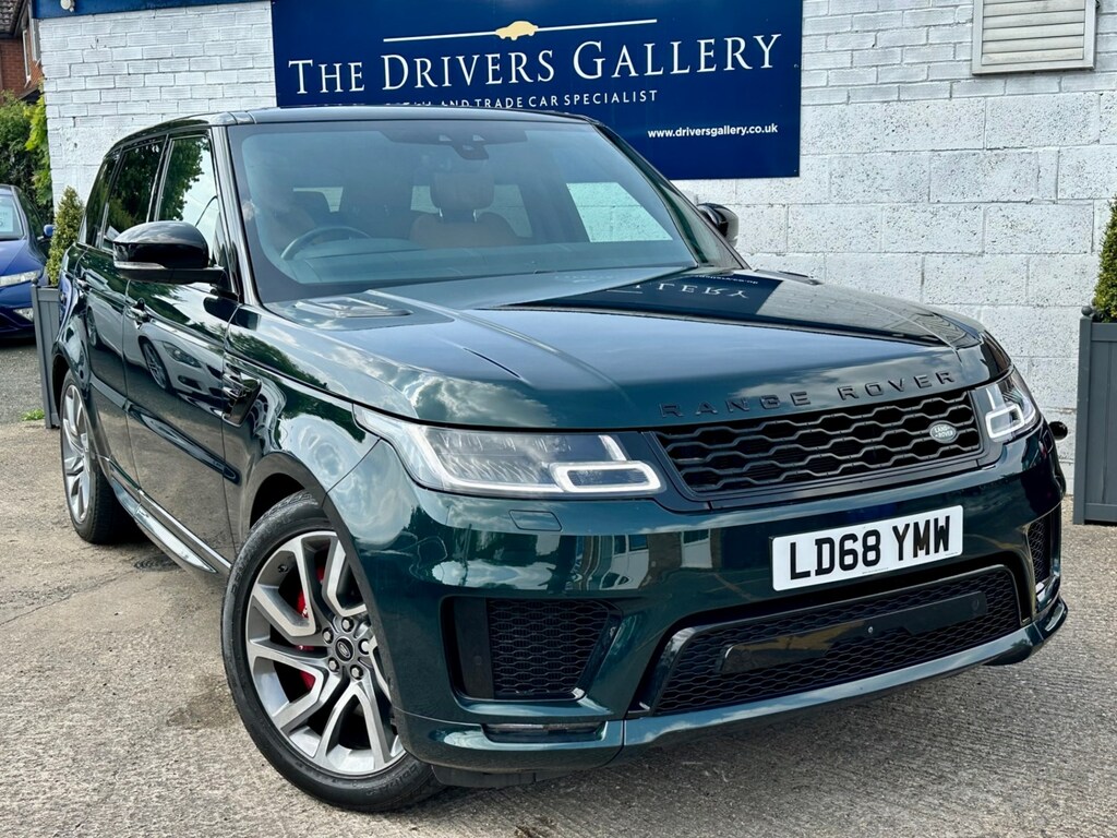 Compare Land Rover Range Rover Sport 5.0 V8 Sc Dynamic LD68YMW Green