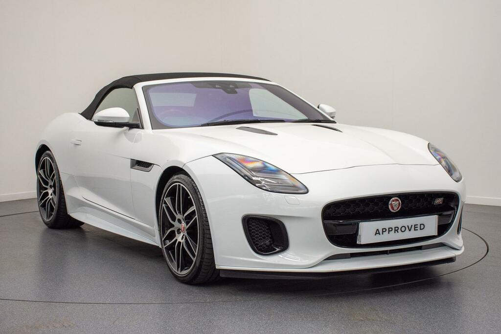 Compare Jaguar F-Type 2.0 P300 Chequered Flag SV70LMJ White