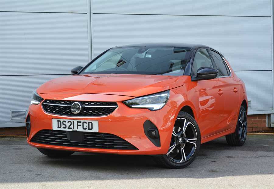 Compare Vauxhall Corsa Turbo Elite Nav Premium Hatchback DS21FCD Orange