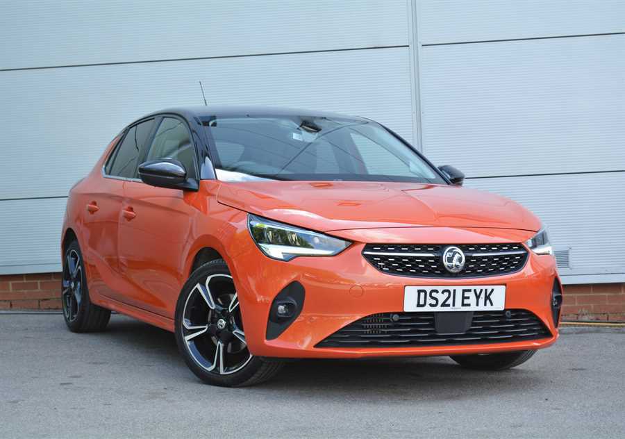 Compare Vauxhall Corsa Turbo Elite Nav Premium Hatchback DS21EYK Orange