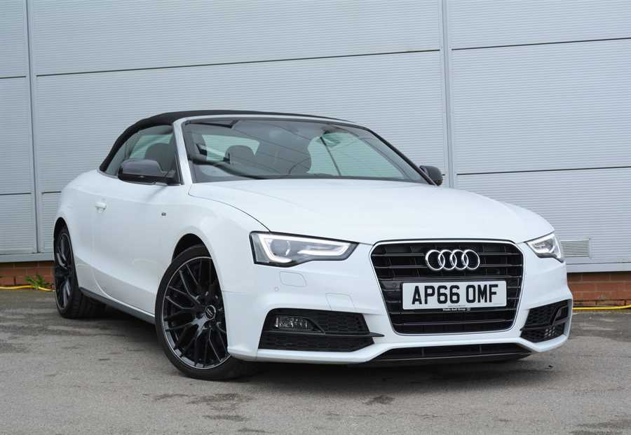 Compare Audi A5 Tdi S Line Special Edition Plus Convertible AP66OMF White