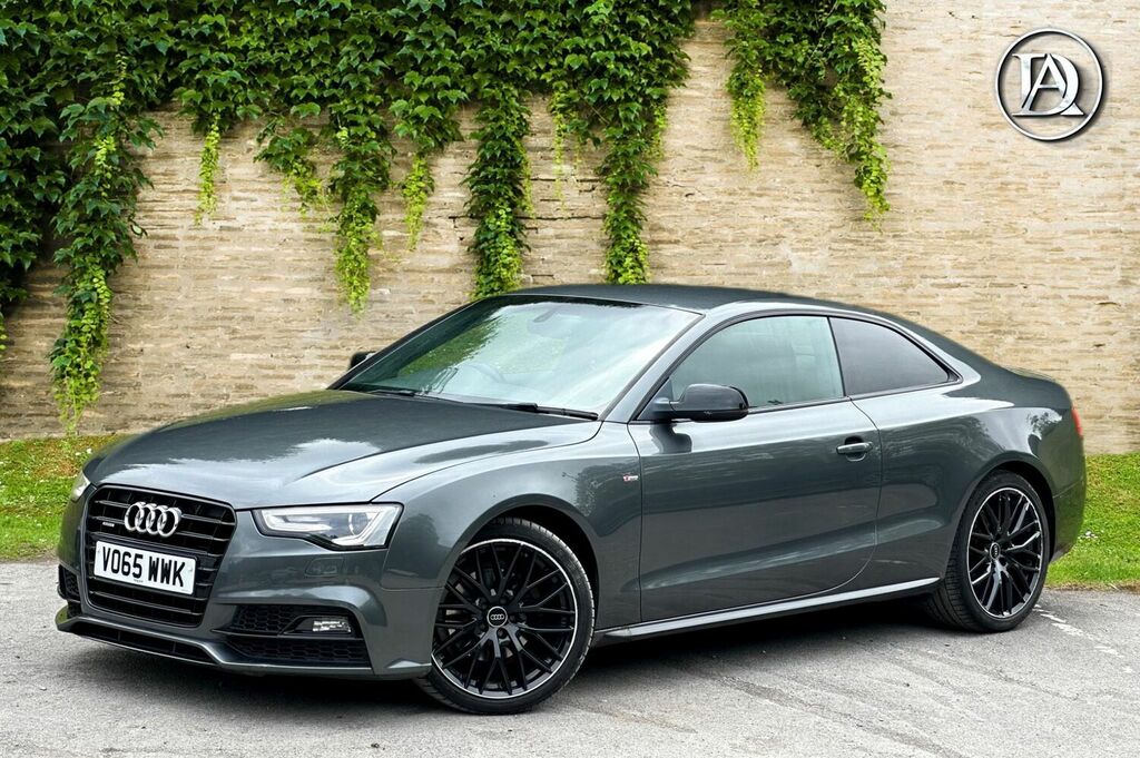 Compare Audi A5 Coupe 2.0 Tdi Black Edition Plus Quattro Euro 6 S VO65WWK Grey