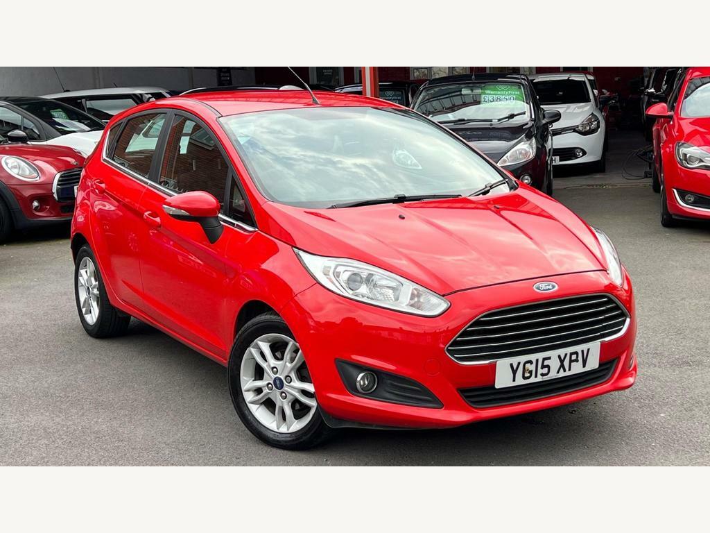 Compare Ford Fiesta 1.0T Ecoboost Zetec Euro 6 Ss YG15XPV Red