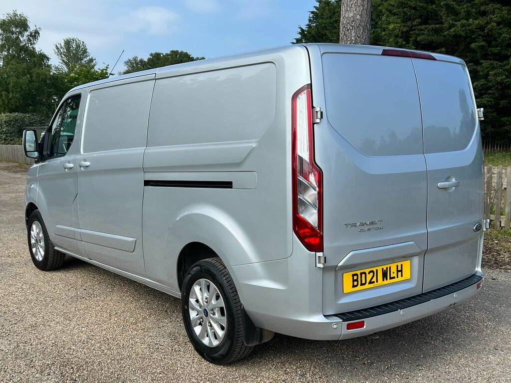 Ford Transit Custom Panel Van 2.0 300 Ecoblue Limited L2 H1 Euro 6 S Silver #1