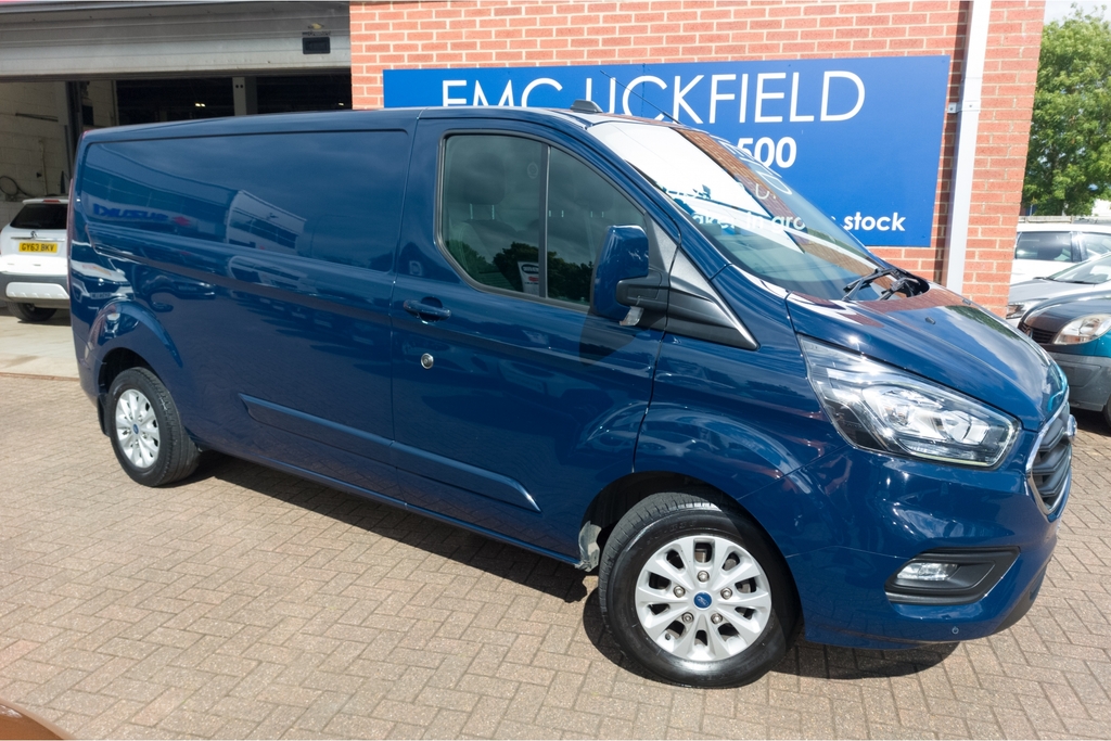Compare Ford Transit Custom 2.0 Ecoblue 130Ps Low Roof Limited Van GY69OVH Blue