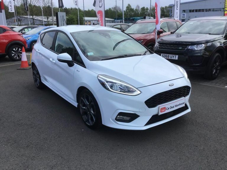 Compare Ford Fiesta 1.0T Ecoboost St-line Euro 6 Ss EX18WOH White
