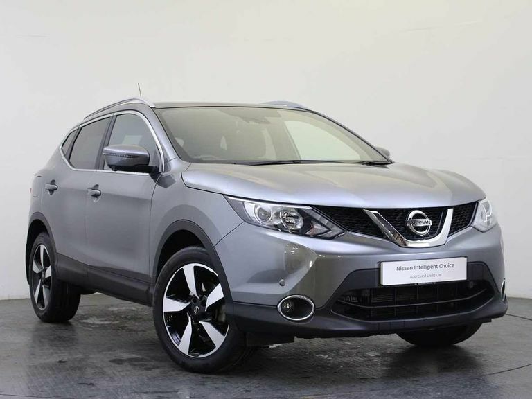 Compare Nissan Qashqai 1.5 Dci 110 N-tec With Glass Roof And Sat Nav 3 NL65HSY Grey