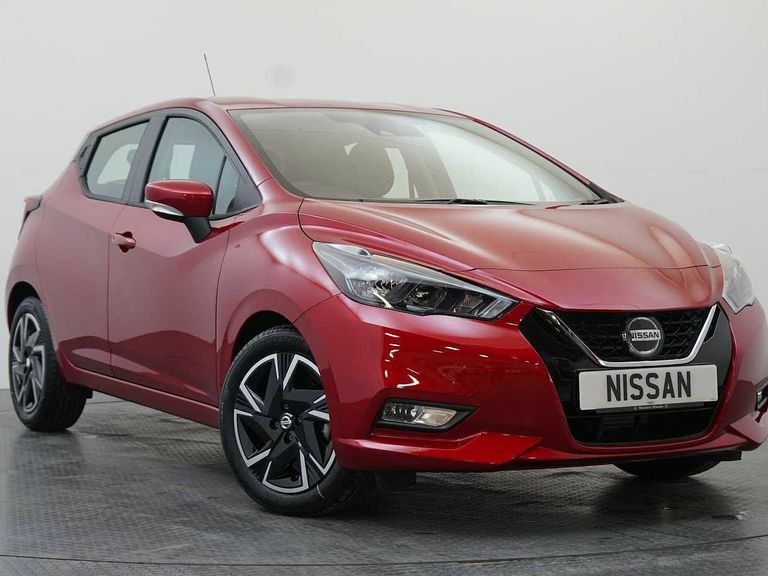 Compare Nissan Micra 1.0 Ig-t 92 Acenta With Air Con Apple And Androi SM21AZO Red