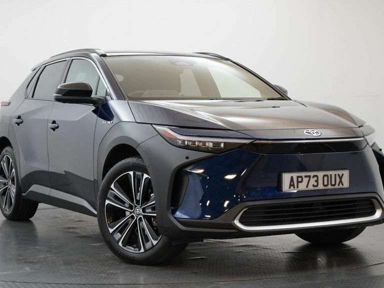 Compare Toyota bZ4X 71.4 Kwh Vision 11Kw Obc AP73OUX Blue