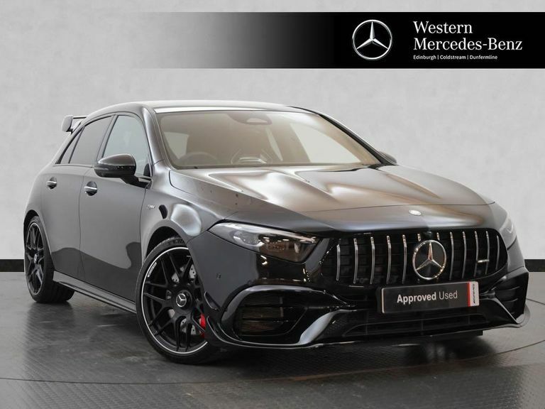 Compare Mercedes-Benz A Class A 45 S Amg 4Matic Plus KW73GSU Black