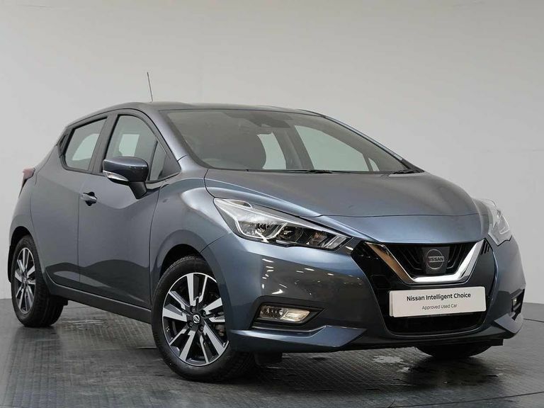 Compare Nissan Micra 0.9 Ig-t 90 Acenta With Air Con And Apple Car Play SK18KRZ Grey