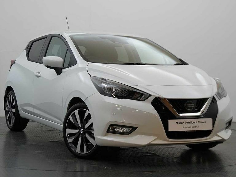 Compare Nissan Micra 1.0 Ig-t 92 Tekna With Bose Audio Nav And 360 Ar SP22VJX White