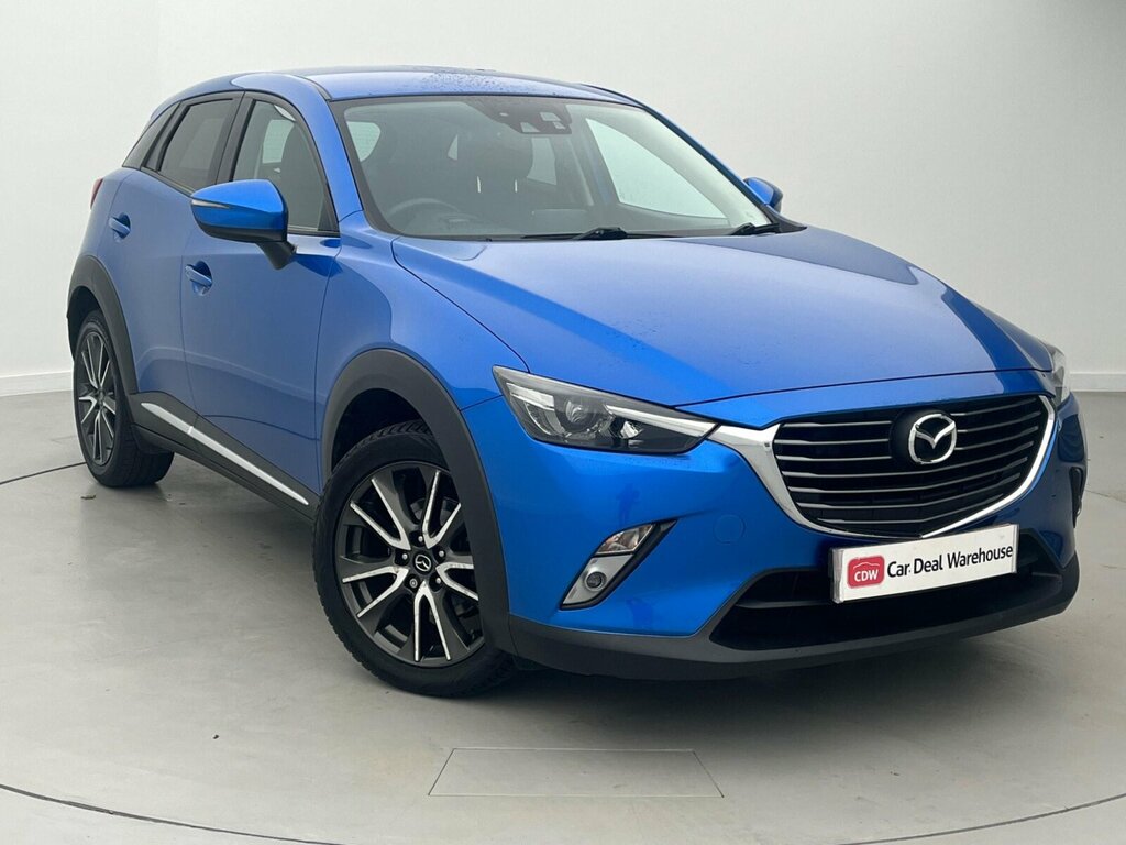 Compare Mazda CX-3 2.0 Skyactiv-g Sport Nav Euro 6 Ss SK17YVR Blue