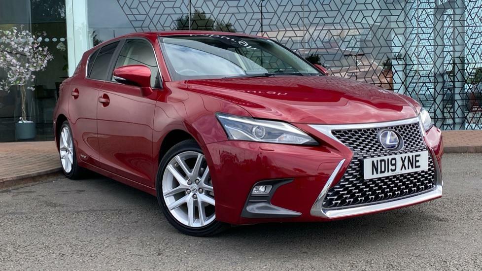 Compare Lexus CT 1.8 200H E-cvt Euro 6 Ss ND19XNE Red