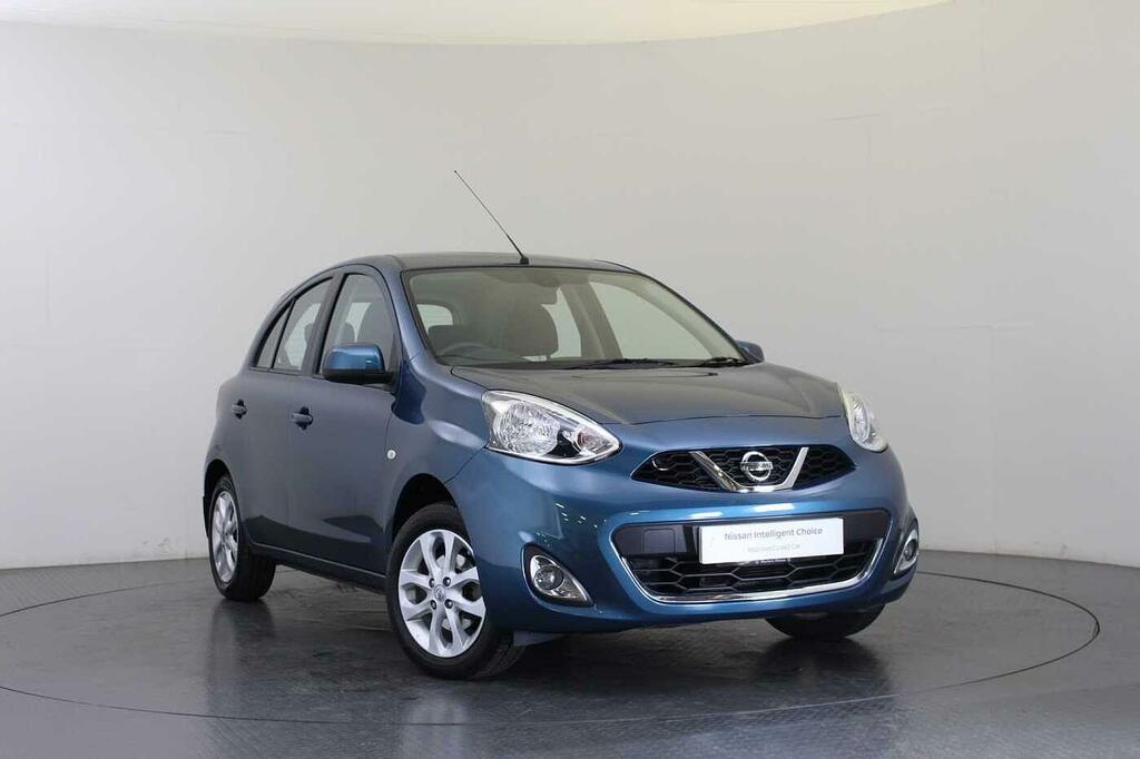 Compare Nissan Micra 1.2 80 Acenta With Air Conditioning - Only SK63XLS Blue
