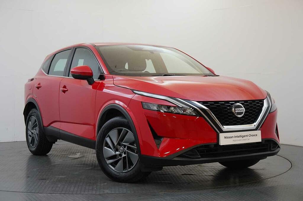 Compare Nissan Qashqai 1.3 Dig-t Mh 140 Acenta Premium With Rear View Cam YF22WWB Red