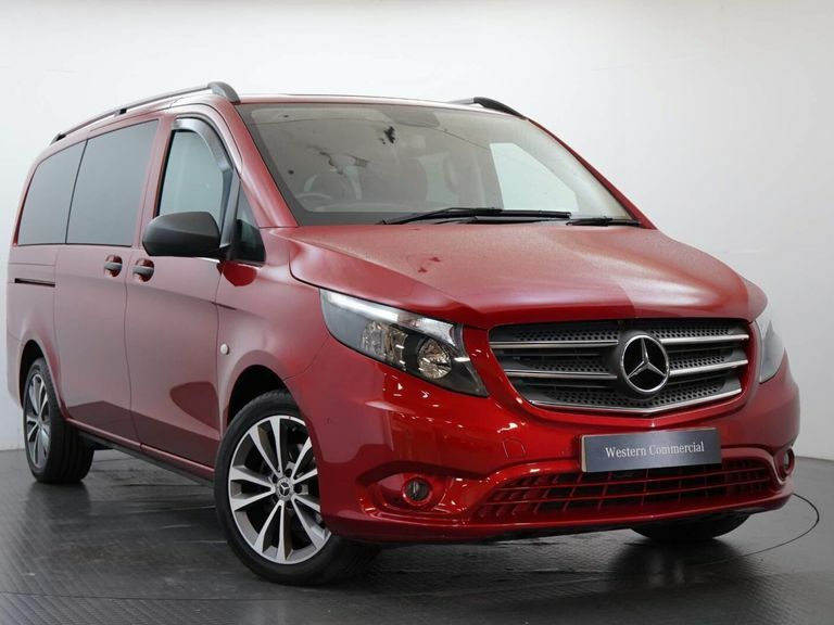 Compare Mercedes-Benz Vito 2.0 114 Cdi Pro Tourer G-tronic L2 Euro 6 Ss WV21YKG Red