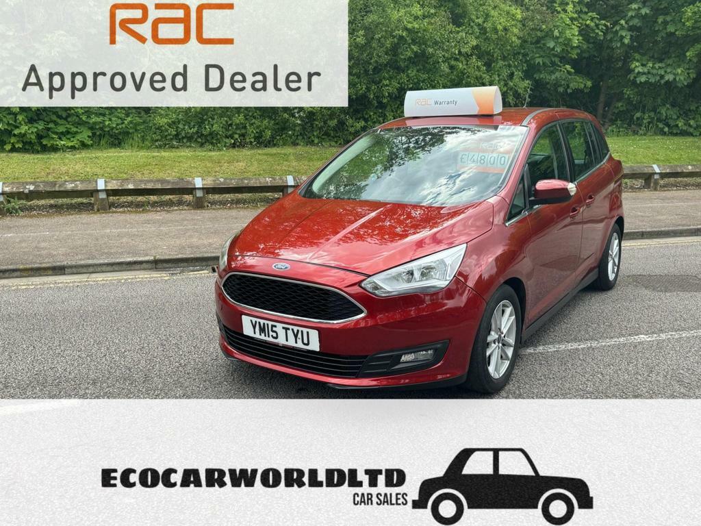 Compare Ford Grand C-Max 1.0T Ecoboost Zetec Euro 6 Ss YM15TYU Red