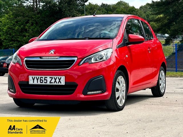 Compare Peugeot 108 1.0 Active 68 Bhp YY65ZXX Red