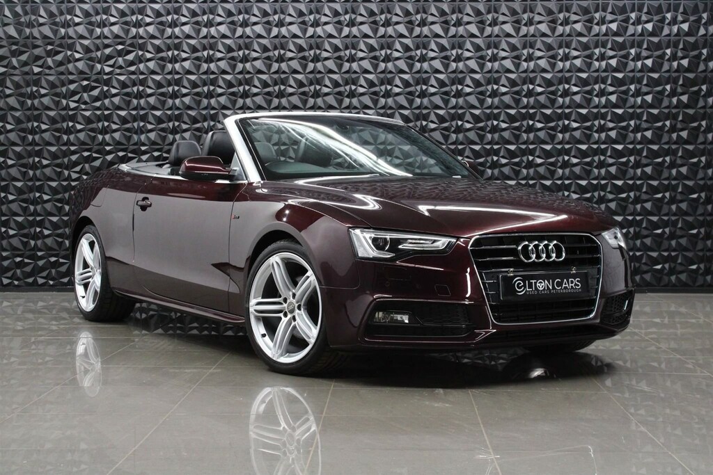 Compare Audi Cabriolet 2.0 Tdi S Line Special Edition Euro 5 Ss WM13ZTB Red