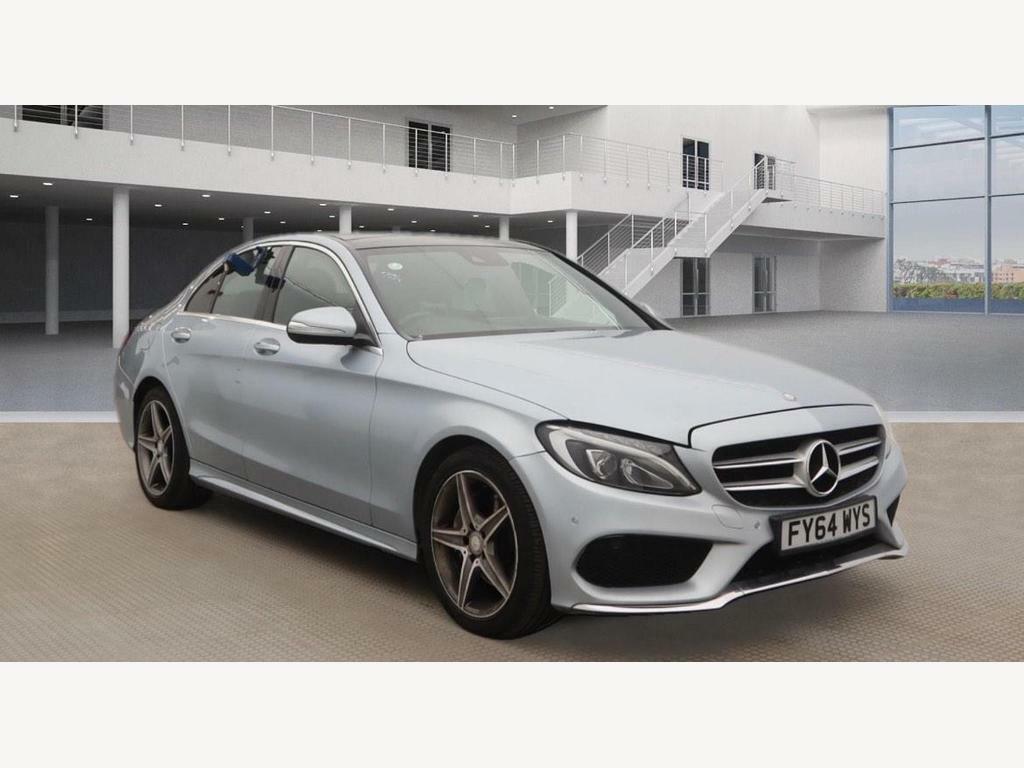 Compare Mercedes-Benz C Class 2.1 C220 Bluetec Amg Line G-tronic Euro 6 Ss FY64WYS Silver