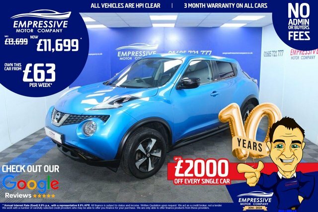 Compare Nissan Juke 1.5 Bose Personal Edition Dci 109 Bhp WR19OHC Blue