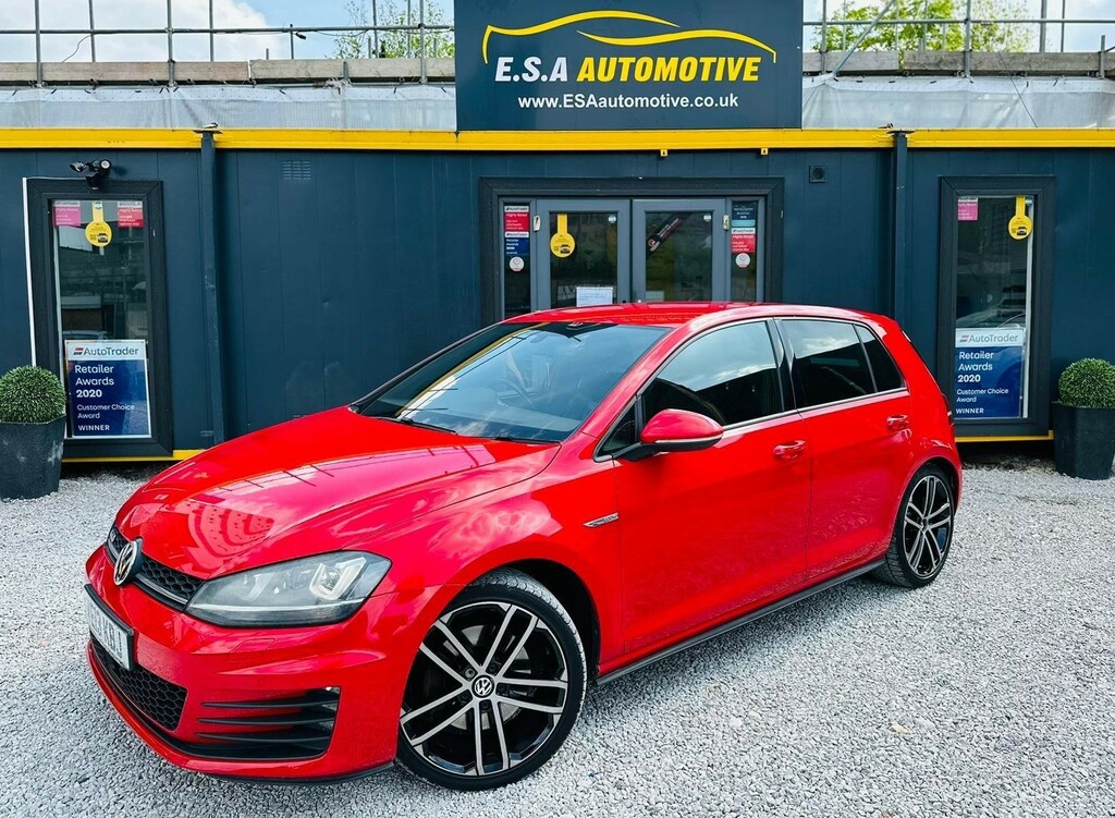 Compare Volkswagen Golf 2.0 Tdi Bluemotion Tech Gtd Euro 6 Ss VE13KBJ Red