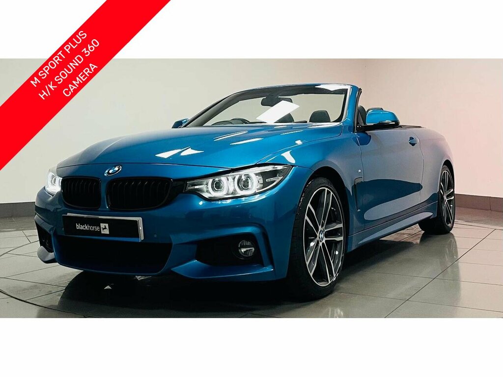 Compare BMW 4 Series 440I M Sport Convertible Euro 6 S YS18KNY Blue