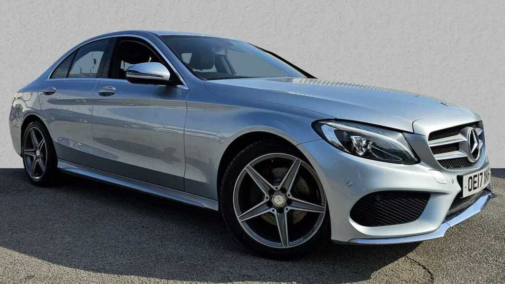 Compare Mercedes-Benz C Class C220d Amg Line 9G-tronic OE17XKH Silver