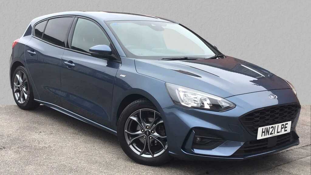 Compare Ford Focus 1.0 Ecoboost Hybrid Mhev 125 St-line Edition HN21LPE Blue
